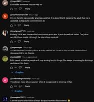 Fans in the YouTube comments section discussing the streamer missing out on the special event (Image via xQc Clips/YouTube)